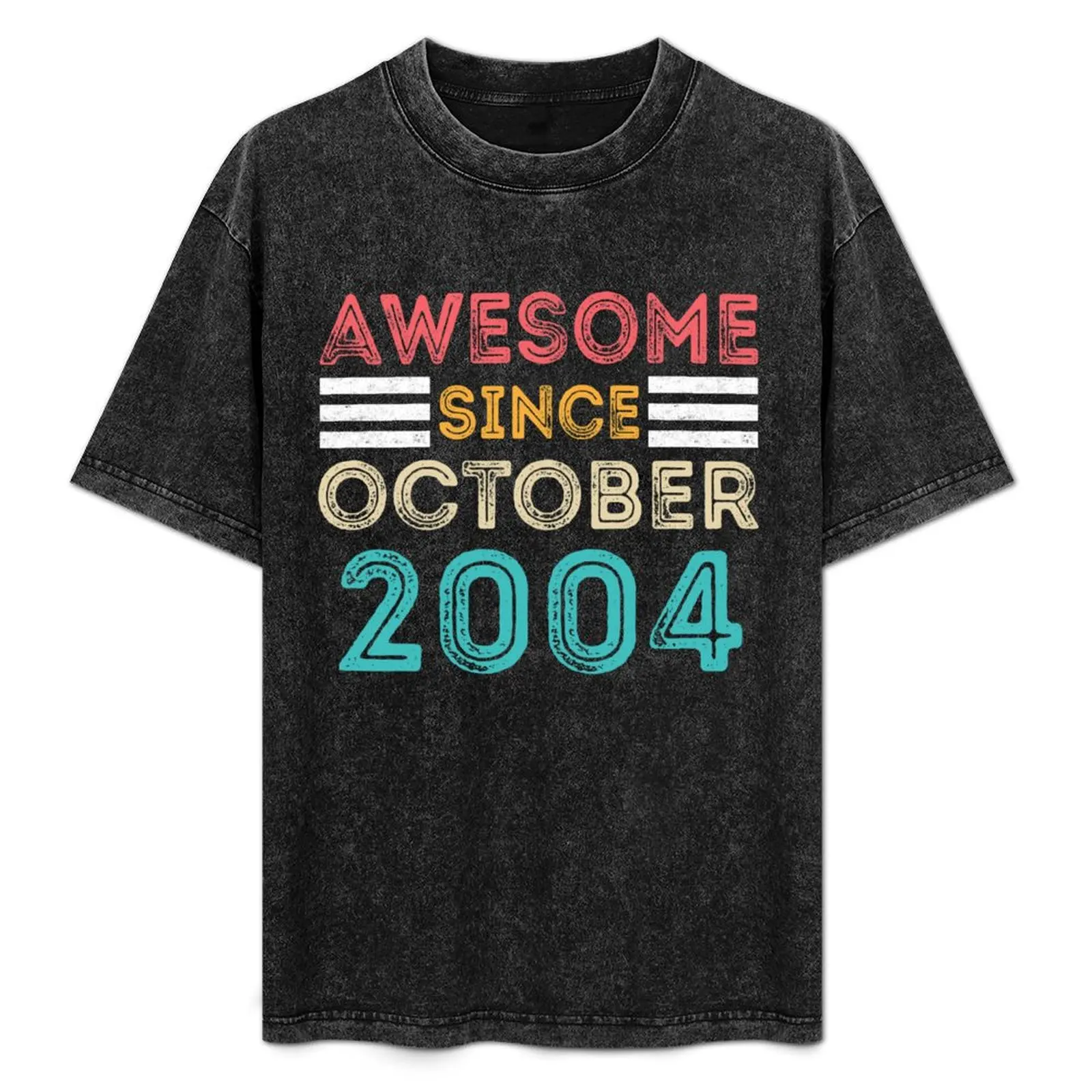 

Retro Vintage 16th Birthday - Awesome Since October 2004 T-Shirt Quick Dry Outdoor Sports T-Shirt
