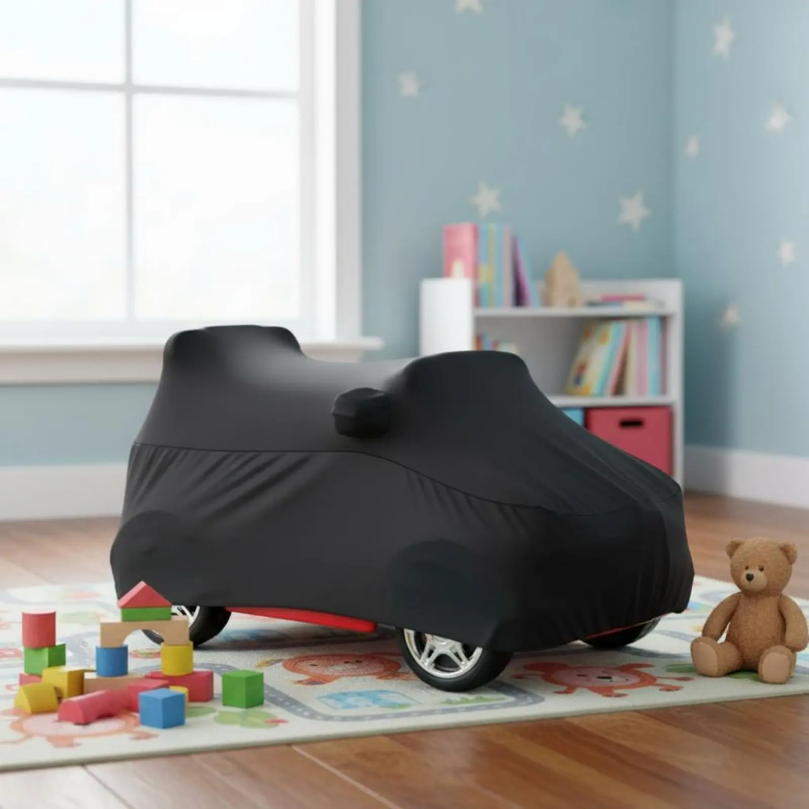 Electric Toy Car Cover Dustproof Stretch Car Cover Kids Play Gear Soft Material Easy to Clean