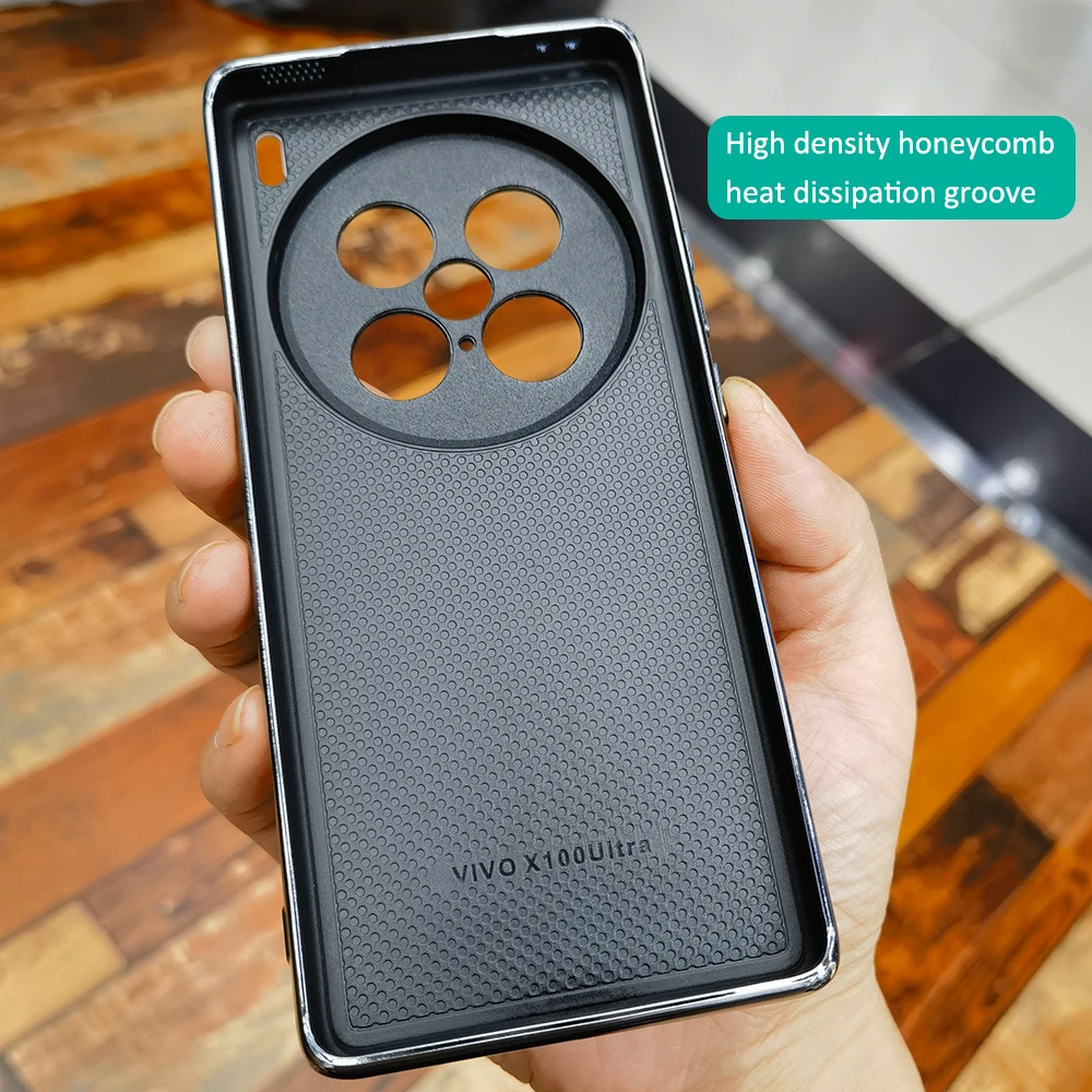 vivo X100 Ultra 用チタングレープロテクターケース - AliExpress