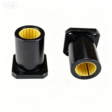 LMK Linear Bearing Flange Linear Motion Bearing LMKUU LMKLUU Maintenance Free Bushing 10-40mm