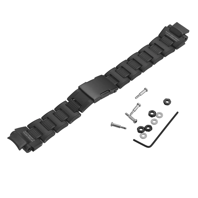 For Casio Replace Original Integrated Watchband Gw1100 Plastic Steel Composite Convex GW-A1100/Gw4000/A1000 Watch Strap