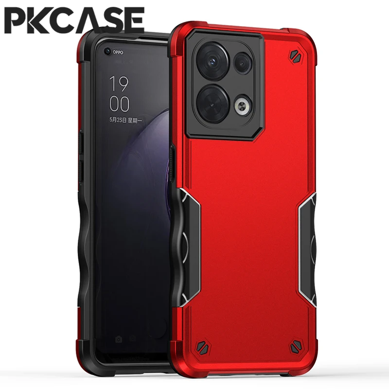 

PKCASE Shockproof Armor Case For OPPO Realme 10 9 Pro Plus 5i C25 C25Y C21Y C15 C12 C11 Cover For Reno 8Z 8T 8 7 6 5 Lite 7Z 5F