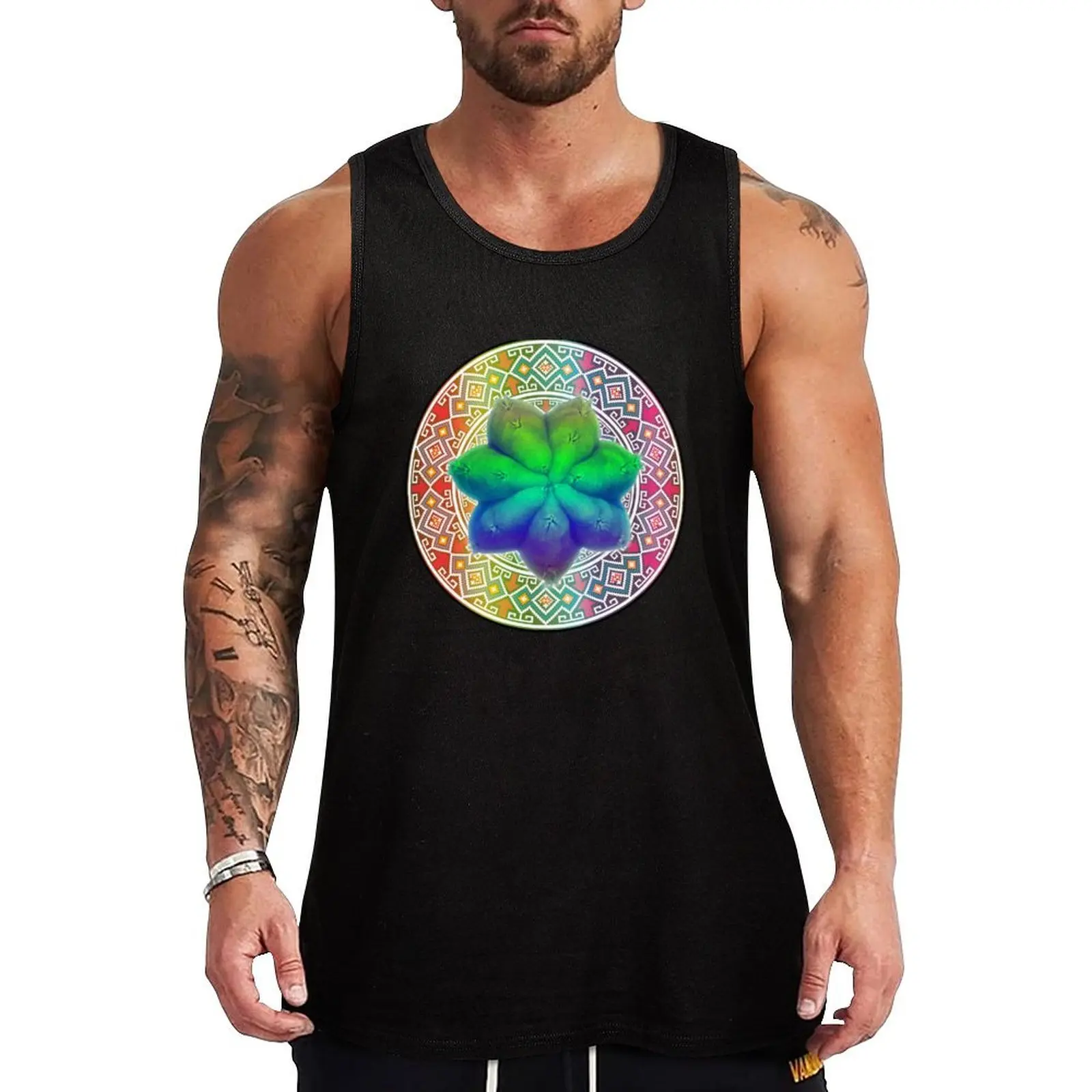 

San Pedro Entheogen Shaman Tank Top bodybuilding men sleeveless man shirts