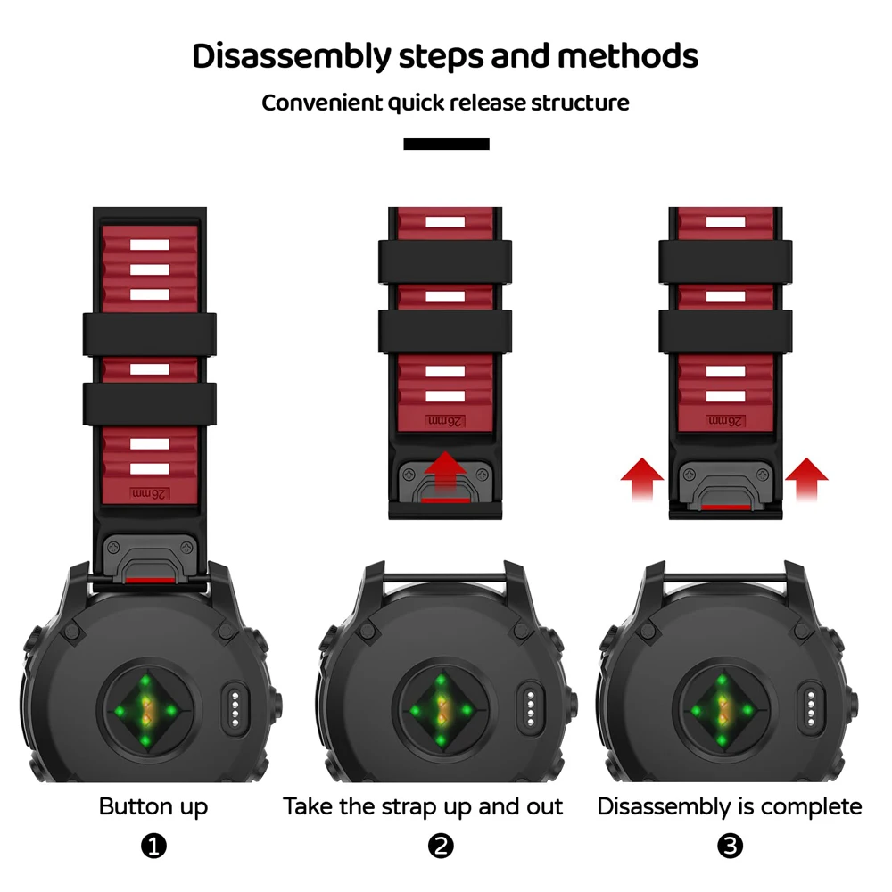 QuickFit 1:1 Fenix8 حزام الساعات ل Garmin Fenix 8x51 مللي متر 47 مللي متر E 7 7X 6 6X 5 5X/Enduro 3/Epix Gen2 22 مللي متر 26 مللي متر سيليكون استبدال الفرقة
