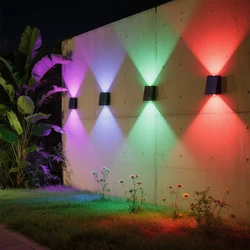 2LEDs Solar Outdoor Lights,Waterproof Atmosphere Lighting,Decorative Wall Lam for Garden Yard Porch Balcony Walkway Camping Deco