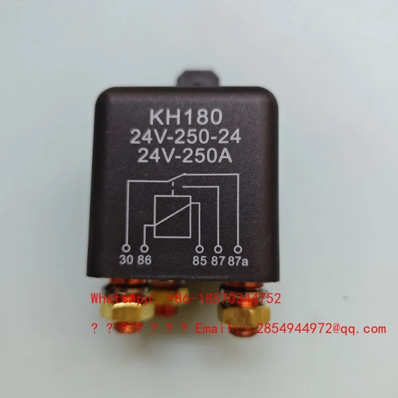 250A Car Relay High-power Battery Modification Special DC Start Relay 12v24V Five Feet