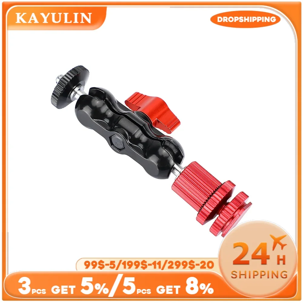 Kayulin 360°Swivel Ball Head Holder With 1/4