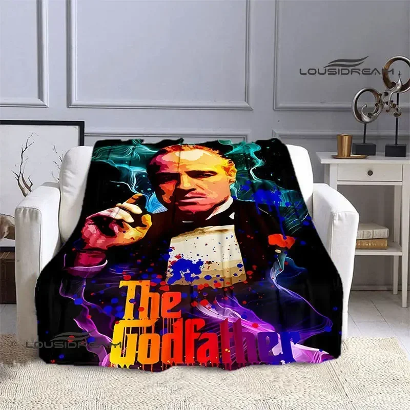 The Godfather retro Printed Blanket Picnic blanket Warm Flannel blankets Home bed linings blankets for beds Birthday Gift