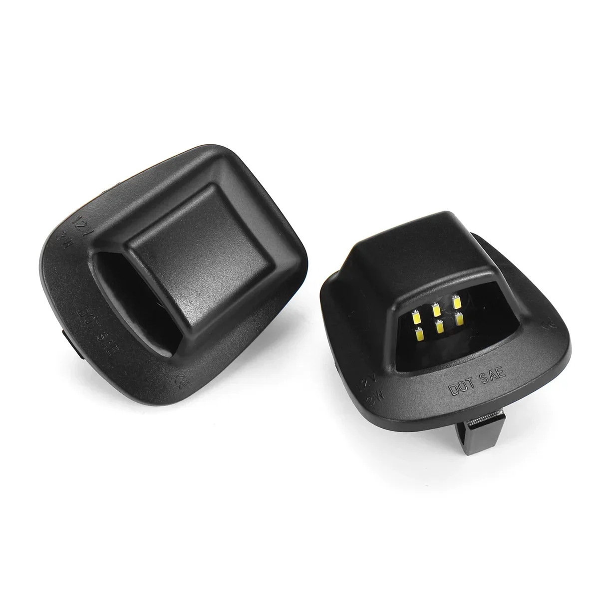 

2pcs For Nissan Navara D40 Frontier for ACMAT ALTV for Suzuki Equator Car License Plate Lamp LED License Number Plate Light