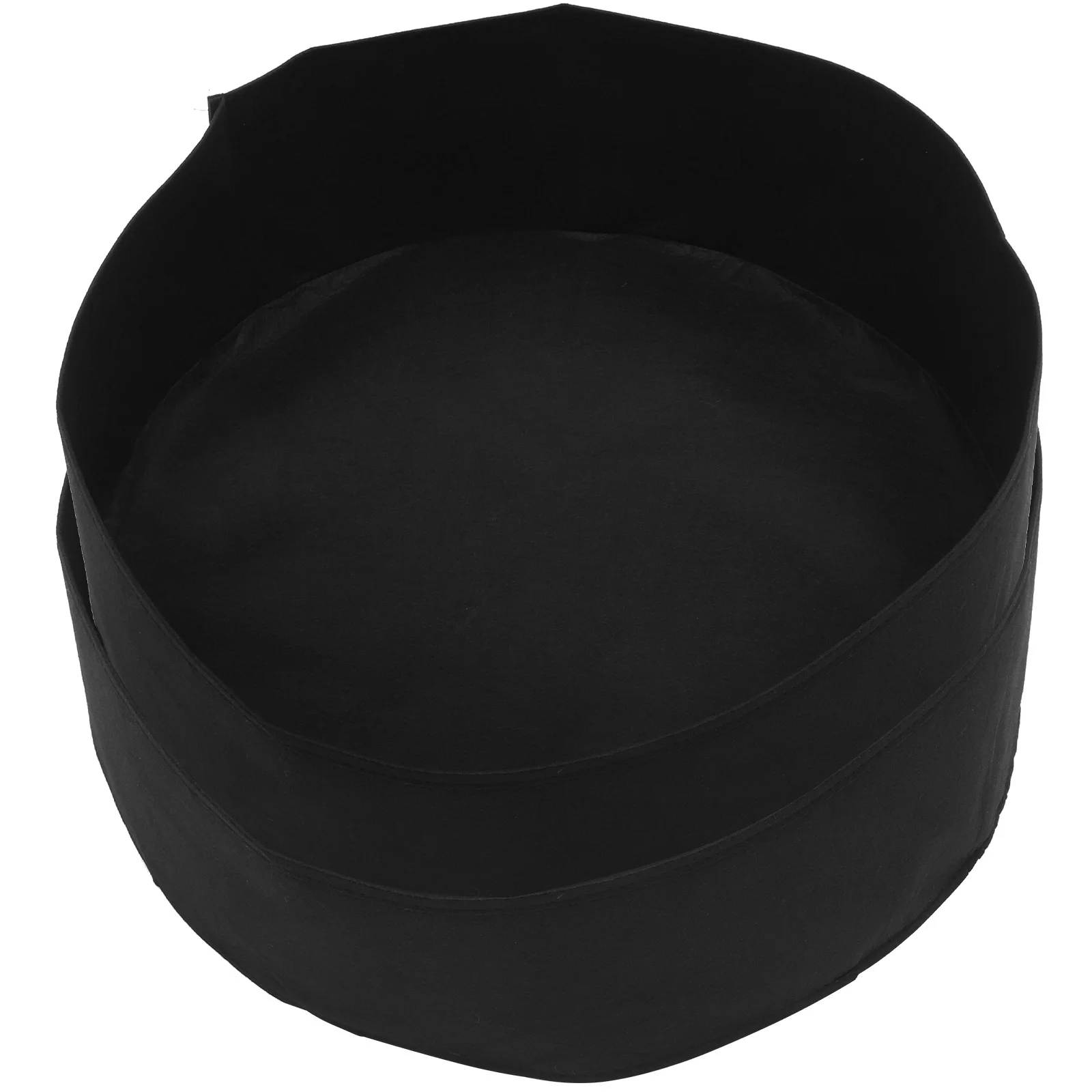 

2Pcs Planting Bags Fabric Planters Thickened Durable Breathable Growing Pouch for Balcony Farm Use Black