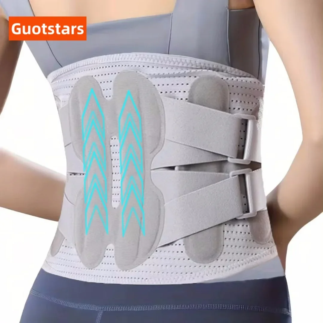 

Guoftstars Lumbar Support Belt, Waist Brace for Back Pain,Slip disc,Spine Decompression Back Support Belt