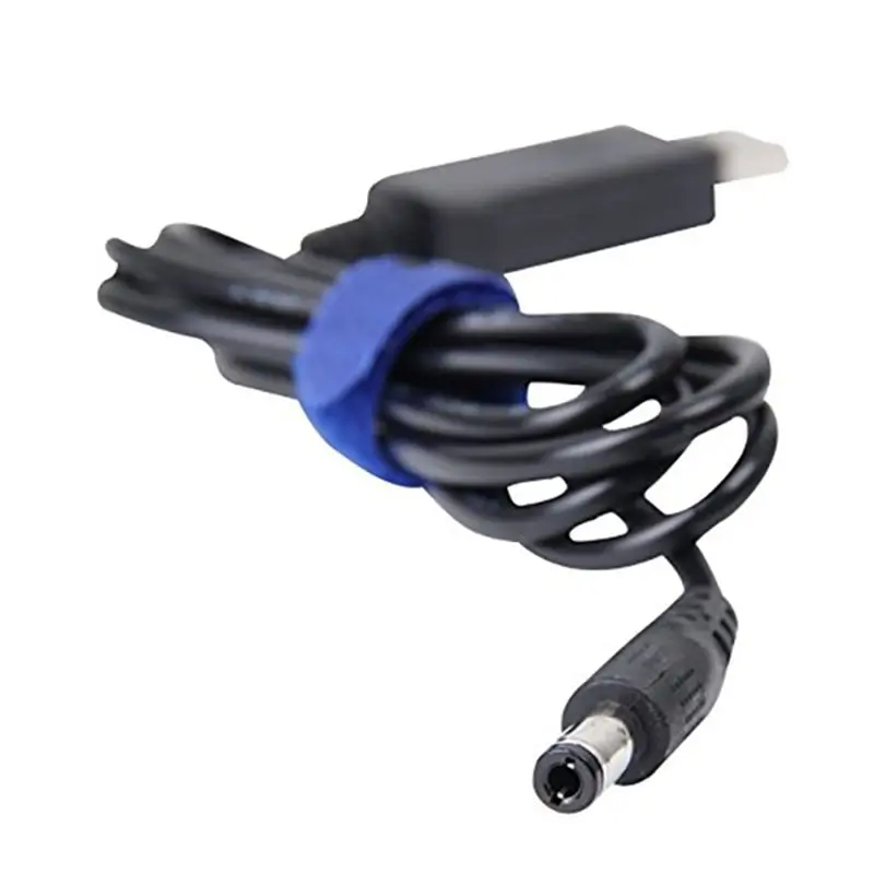 5X USB To DC Convert Cable 5V To 9V Voltage Step-Up Cable 5.5X2.1Mm DC Male 1M New