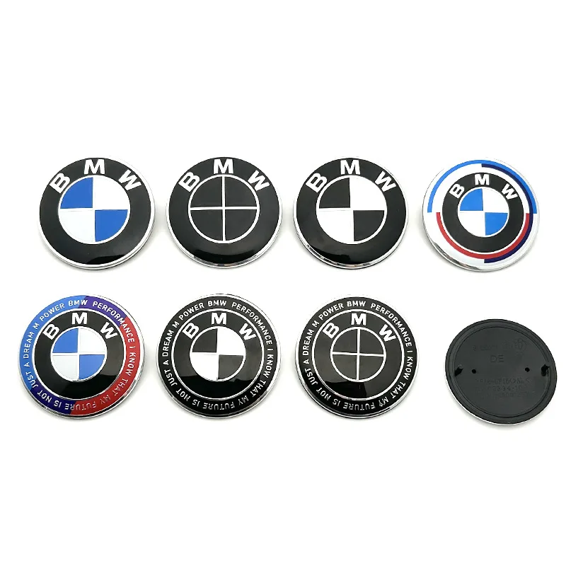 

BMW ABS 74mm 82mm Car Front Hood Badge Logo Rear Trunk Emblem for E46 F10 F30 E39 E36 F20 E87 G20 G30 X1 X3 X5 Car Accessories