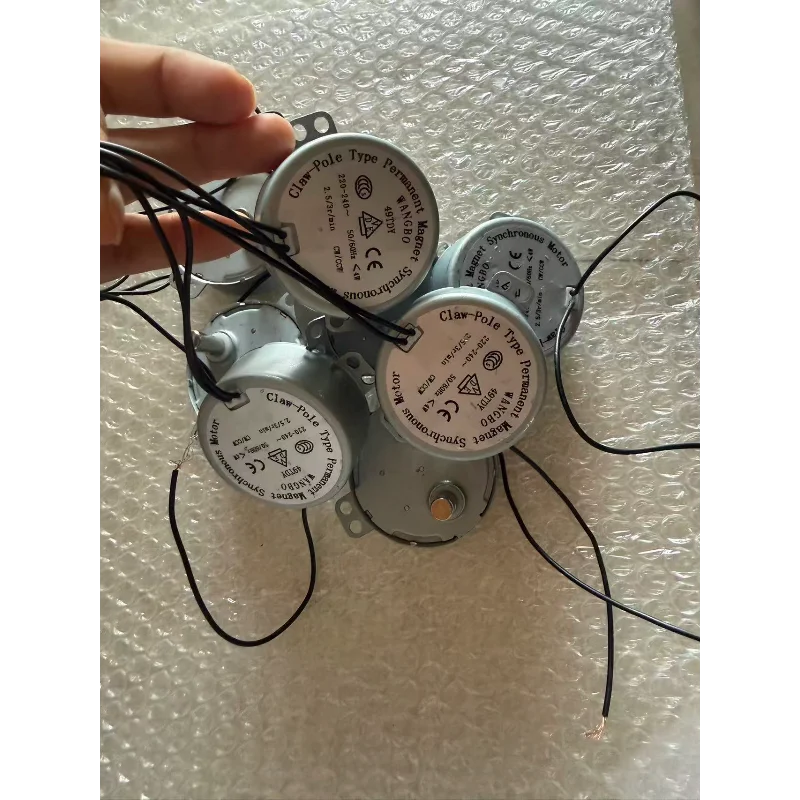 50TYZ or 49TDY Electric Fan Wall Fan Synchronous Motor 2.5/3rpm 220V-240V 50/60Hz Permanent Magnet Oscillating Motor CW/CCW