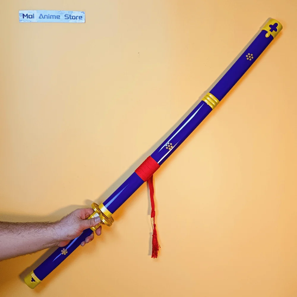 40 بوصة رورونوا زورو كاتانا أنيمي السيف تأثيري الدعامة بليد زورو ريال يابانيسا كاتانا الأصلي الساموراي صابر النينجا سكين لعبة هدية