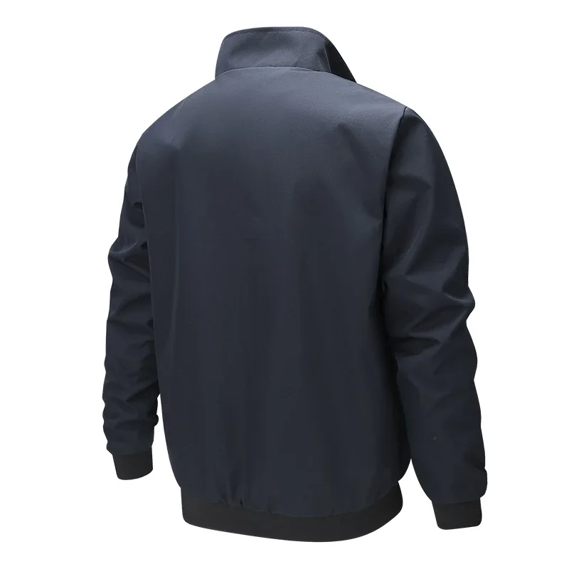 Autumn Winter Fashion Stand Collar Men Coats New Casual Simplicity Solid Jacket Outdoors Loose Versatile Comfort Tops Men