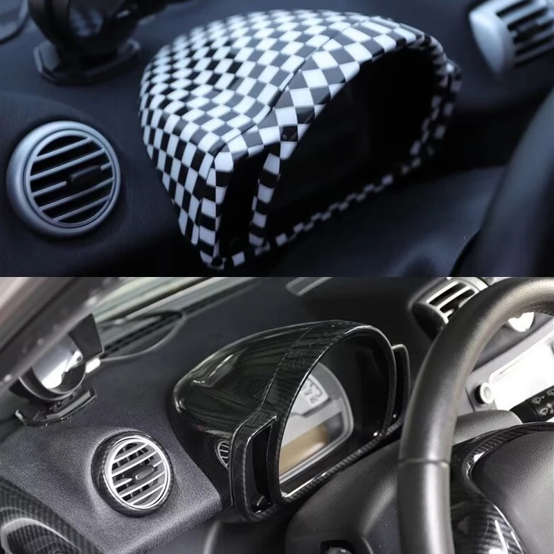 For Smart Brabus 451 Fortwo Car Dashboard Cover Instrument Decorative Sticker Car Interior Modification Accessories