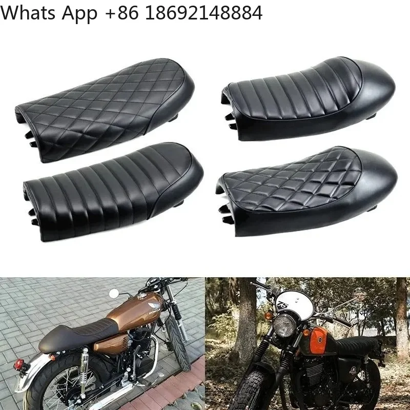 Motorcycle Modified Retro Locomotive Seat Cushion Bag for CG125 Straight  Straddle Hump Seat Cushion