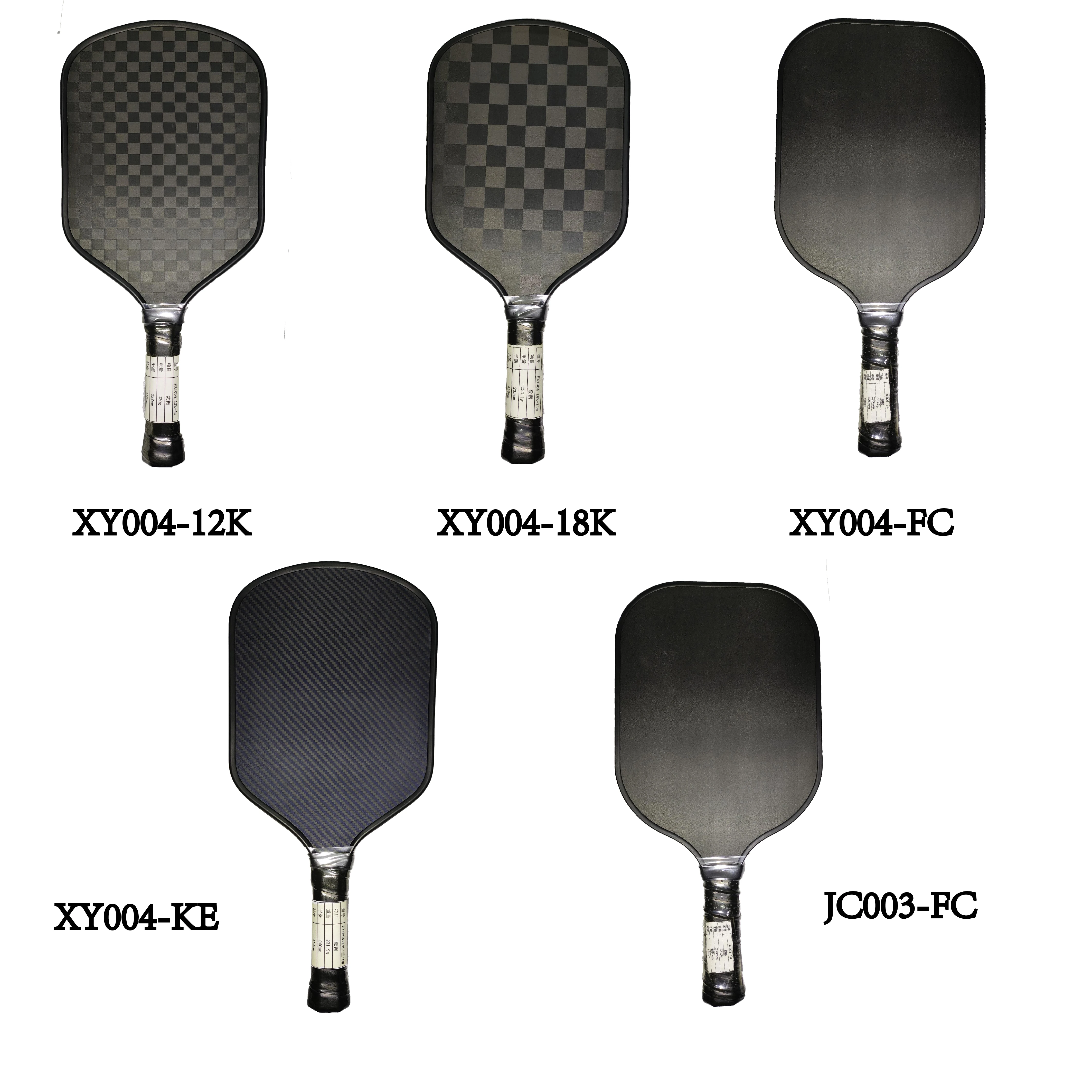 

High Quality Pickleball Paddle FC/3K/12K/18K/KE PP Honeycomb Core Durable Pickleball Rackets for Adults and Teenagers