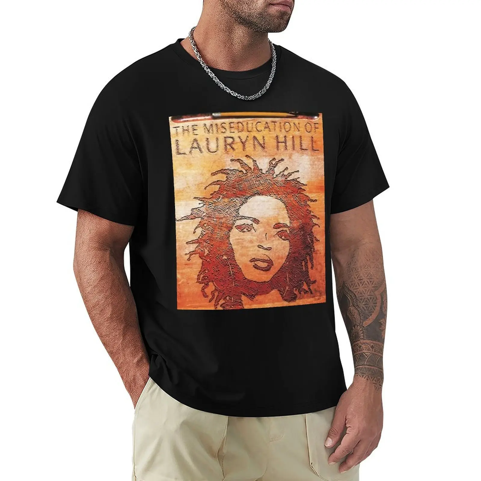 

The Miseducation T-Shirt T-shirts oversize Personalized t-shirt heavyweights plus size tops Short sleeve tee men