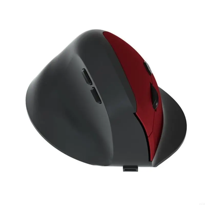 

4X7E Computer Wireless Vertical Mouse 800/1200/1600DPI Ergonomic Quiet Plug Play Mouse For Small Hands PC Laptop Office