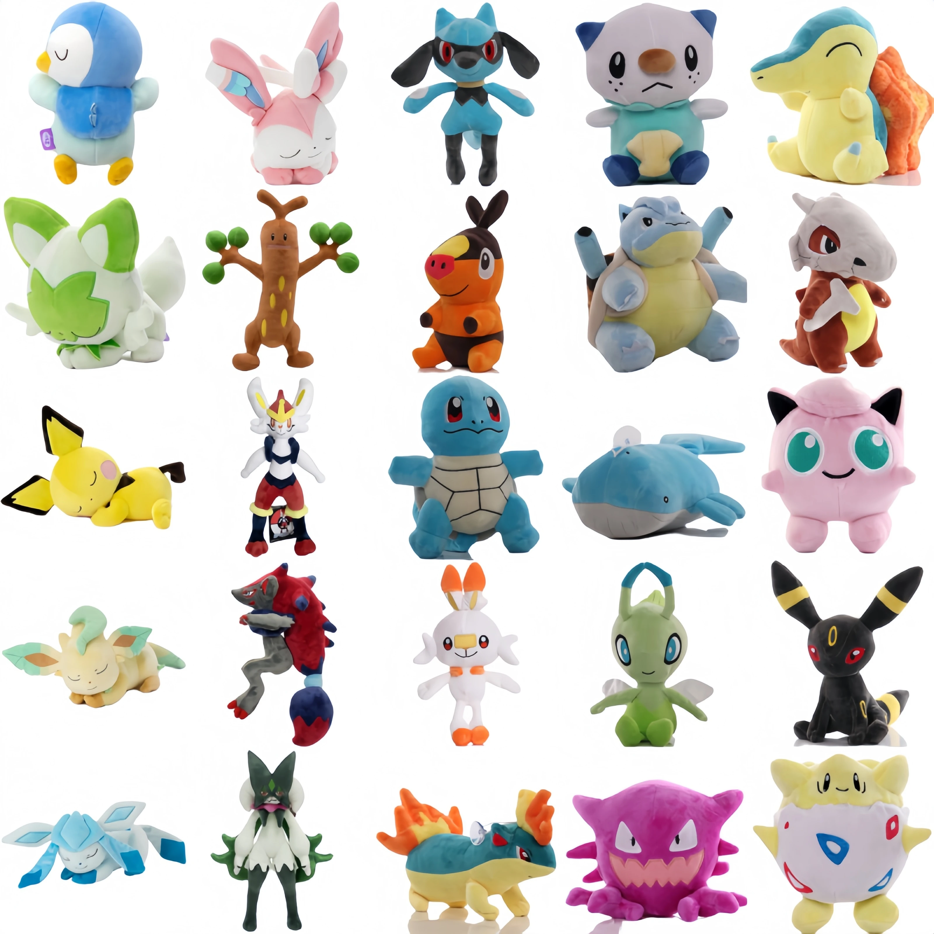 新しいポケモンピカチュウぬいぐるみヒトカゲフシギダネ-cinderace-sudowoodo-meowscarada-zoroark-ぬいぐるみ子供の誕生日プレゼント