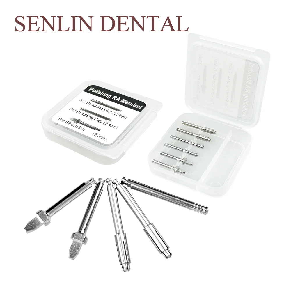 

6pcs Dental Polishing RA Spindle Handles per Box for Polishing Discs And Dental Rotating Tools