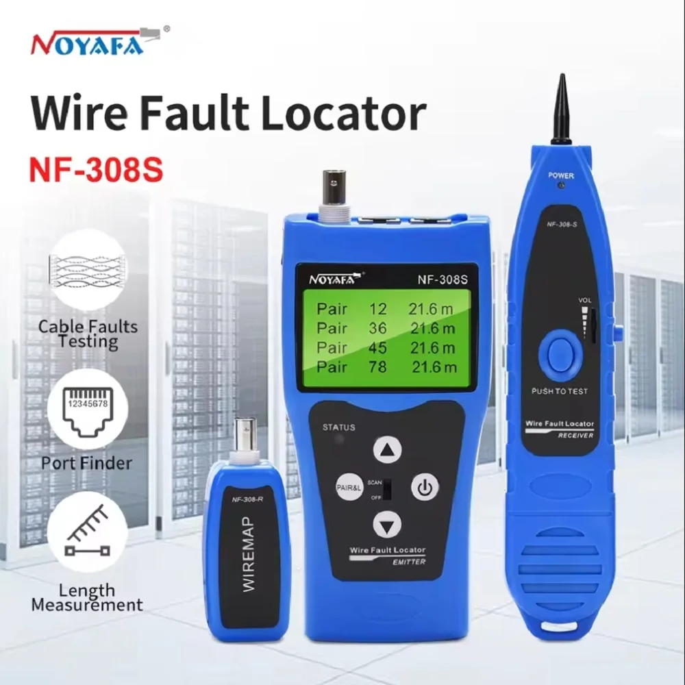 noyafa-nf-308s-length-finder-multi-functional-set-wire-finder-network-cable-patrol-instrument-high-precision