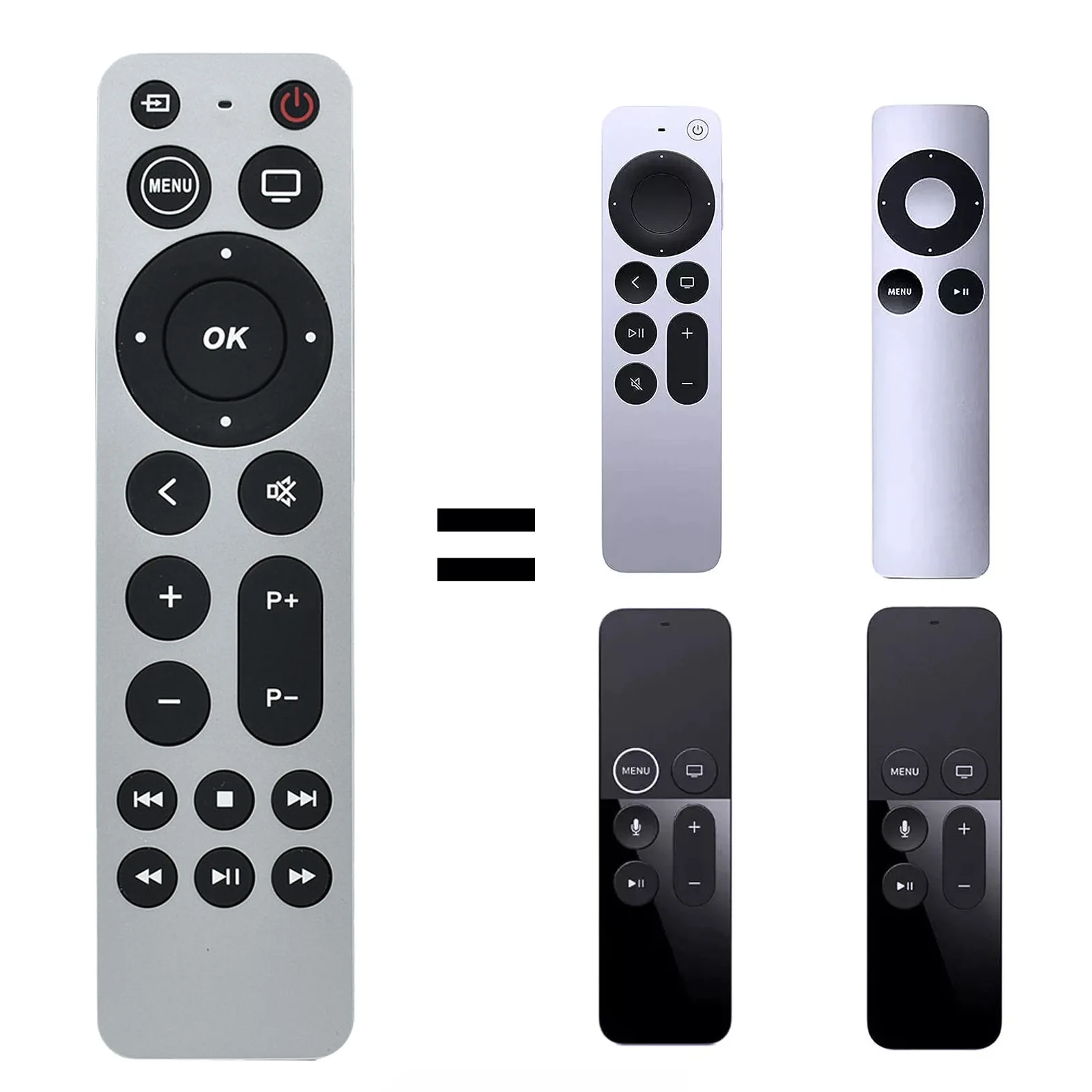 Nadaje się do Apple tv4K Cztery w jednym Apple TV Uniwersalny inteligentny pilot TV1 2 3 4 5 6