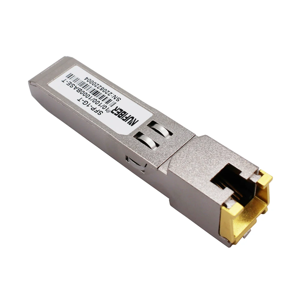 Hot Sale 10/100/1000M Copper RJ45 Transceiver Gigabit Electrical SFP Module GLC-T SFP Transceiver compatible with ZTE
