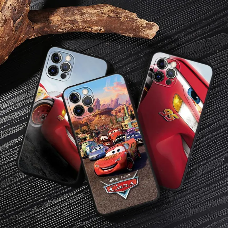 

Disney Lightning McQueen Case For iPhone 17 16 15 14 13 12 11 Pro Max Plus Back Cover For iPhone 17Pro 17E Air 16e Protect Funda