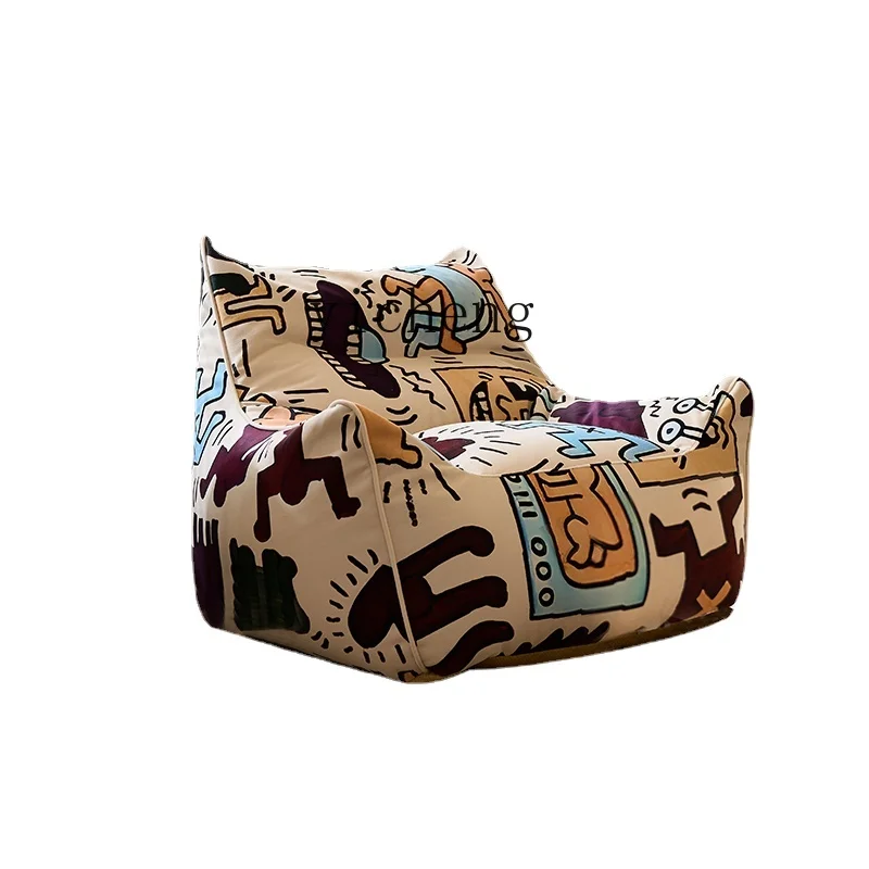 

Yy Sofa Graffiti Bean Bag Tatami Recliner Home Stool Living Room Balcony