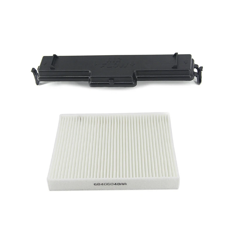 Cabin Air Filter Kit Air Conditioning Filter with Access Door Set Replacement for Dodge Ram 1500 Cabin Air Filter Kit