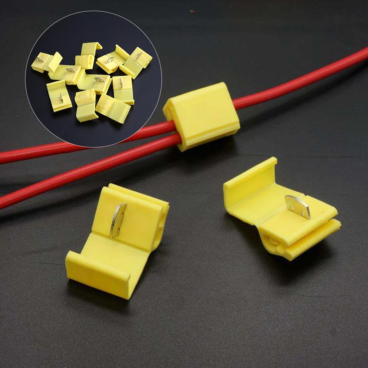 

100Pcs Branch Wire Connectors Solderless Quick Fitting Kit for Electrical Installation and Control Technology Wire Connector,
