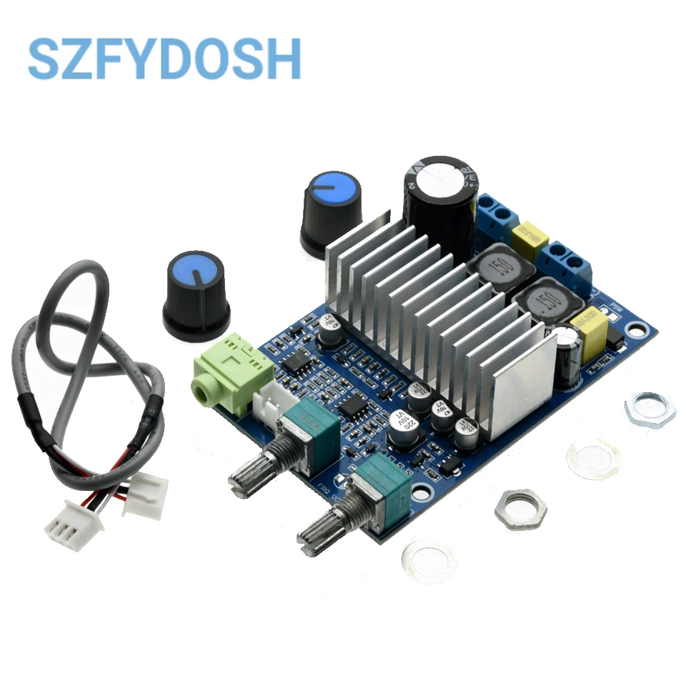 TPA3116D2 Mono Digital Amplifier Board 12-24V Subwoofer Audio Power Amp For Home Car Speakers DIY