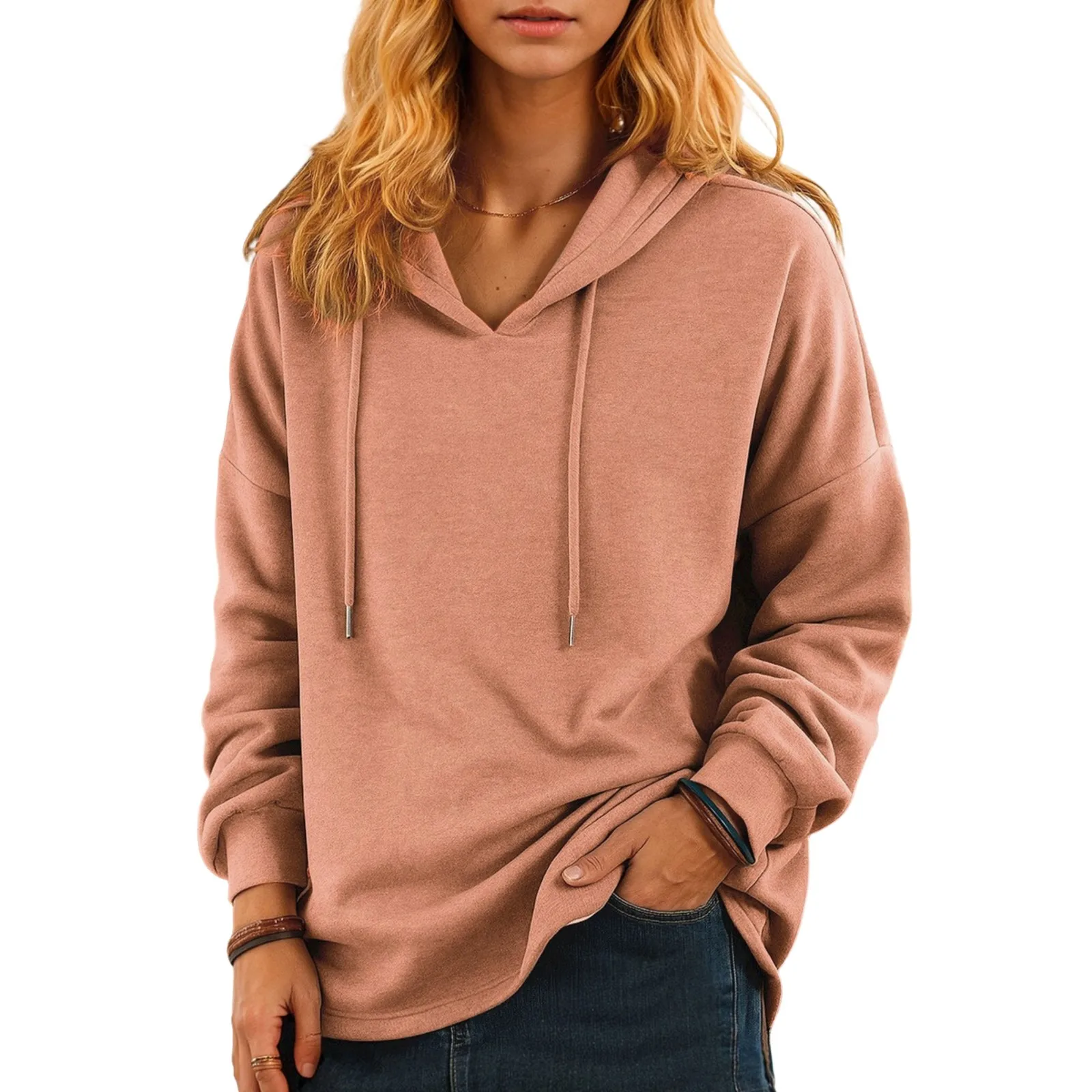 Damska modna bluzka z długim rękawem w jednolitym kolorze, odzież damska, bluzki z długim rękawem dla kobiet, odzież zimowa damska, bluzy damskie.