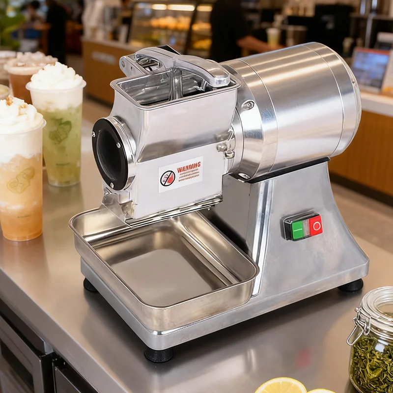 550 واط مبشرة الجبن الكهربائية التقطيع فتات الخبز التجارية مطحنة الزبدة غرامة لمعدات المطبخ السكر البني الجاف 40 كجم/ساعة #2