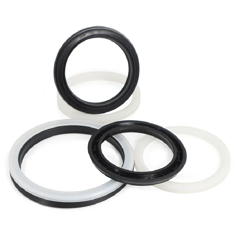 

High Pressure Resistance Cylinder Sealing Rings OHM NBR Piston Seal