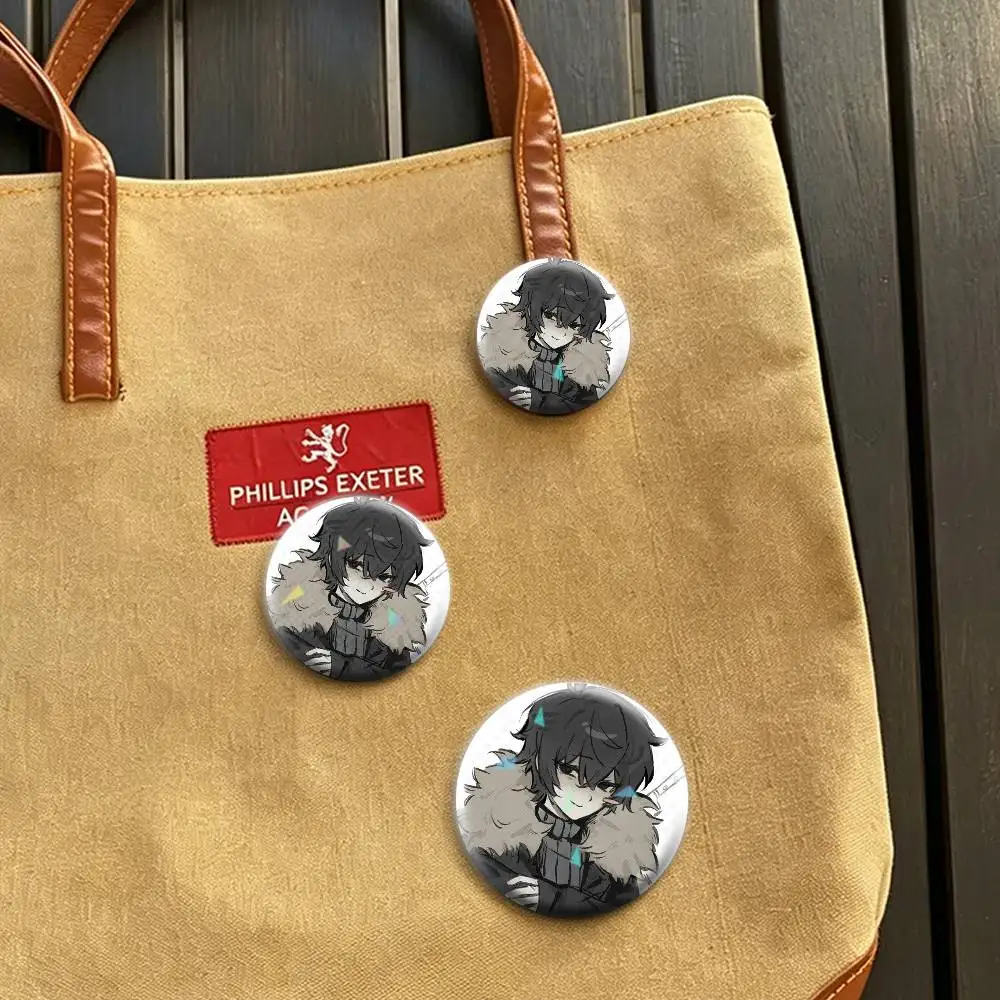 Z-ZENO Remake  32/44/58mm Handmade Pins Round Brooch Badge Backpacks Clothes Jewelry Gifts