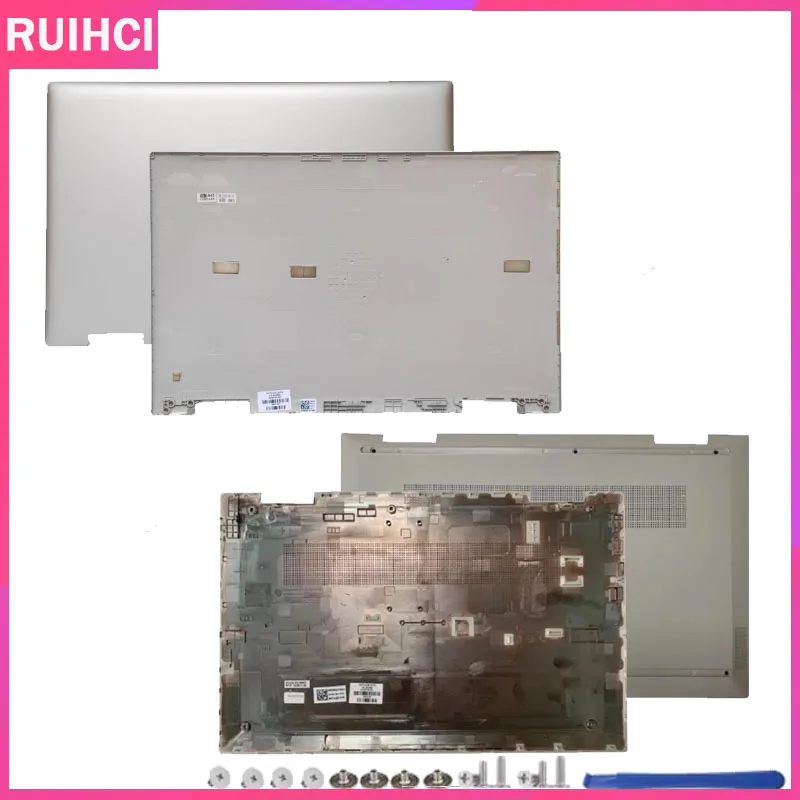 

Для ноутбука Pavilion X360 14-DY TPN-W146, задняя крышка ЖК-дисплея M45000-001, нижняя нижняя часть корпуса M45017-001 M51582-001