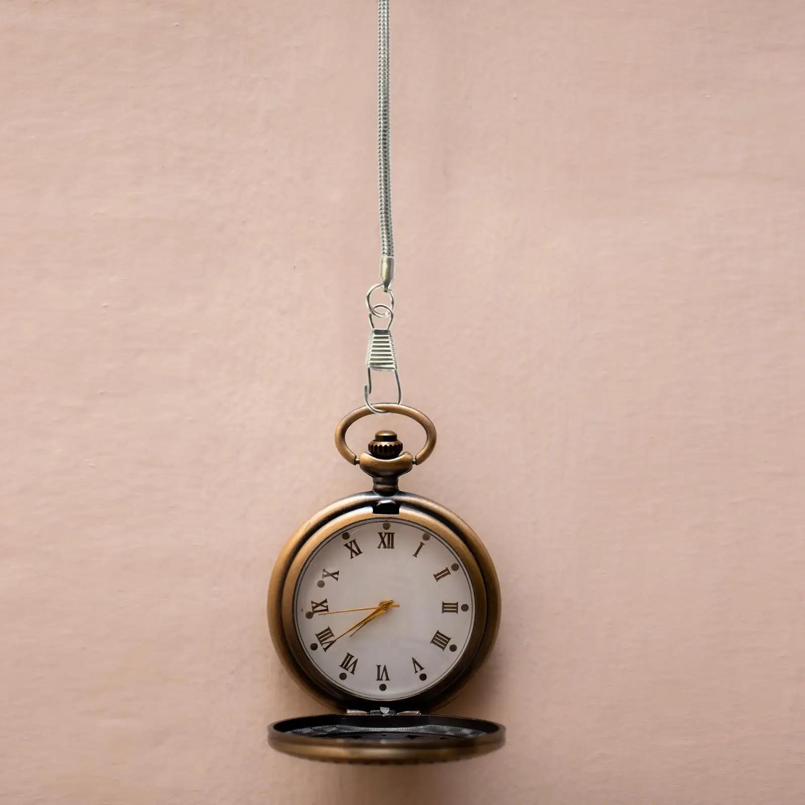 포켓 시계 빈티지 금속 합금 체인 장식 키 펜던트 클립 남자 목걸이 액세서리 만들기 포켓 체인 장식 용품