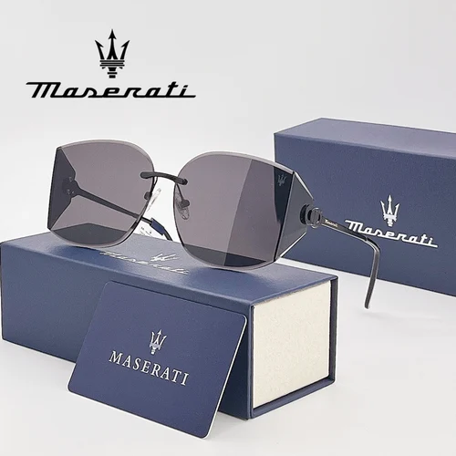 Imagen 1 del producto MASERATI Gafas de sol de lujo Gafas de sol de nailon UV400 Gafas de sol para conducir Ciclismo Playa al aire libre para hombres Mujeres Diseño de moda 20492