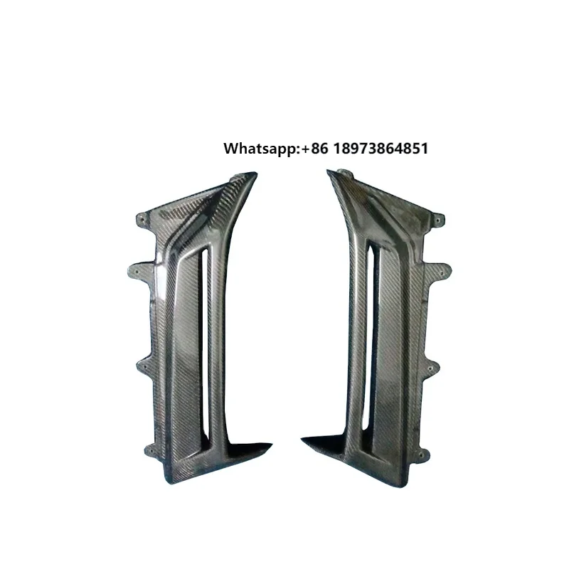 

Real Wet Carbon Fiber Rear Fender Side Vent Covers For Lamborghini Aventador LP700 Air Inlet Car Decoration Exterior Accessories