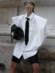 TARUXY-Chemisier à manches longues pour femme, chemise blanche, mode, tempérament de rue, nouveau, 2023, 2023