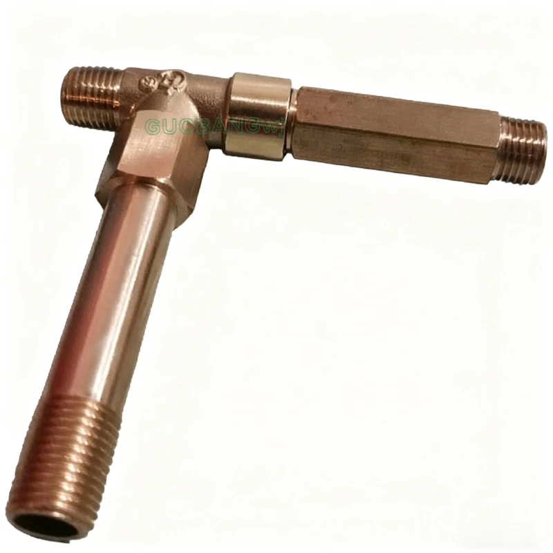 

Copper External Direct Extension Pipe External Tooth Threaded 1/8 1/4 3/8 1/2 3/4 Male To Male Thread Adapter for Water Oil Gas