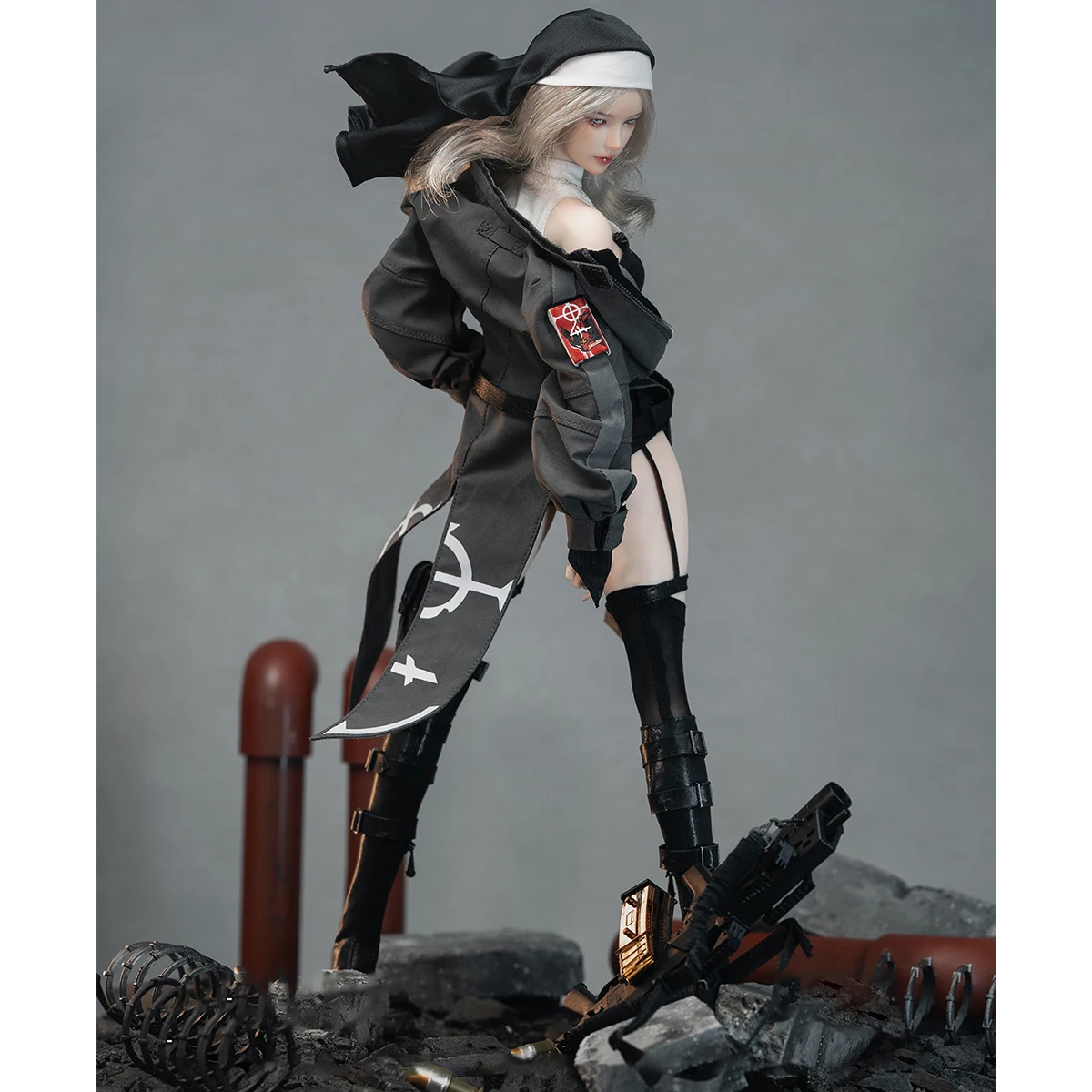 HiPlay I8Toys 1/6 Holy Light Da Lai Lai Quiet Dog Agnes Figuras de ação