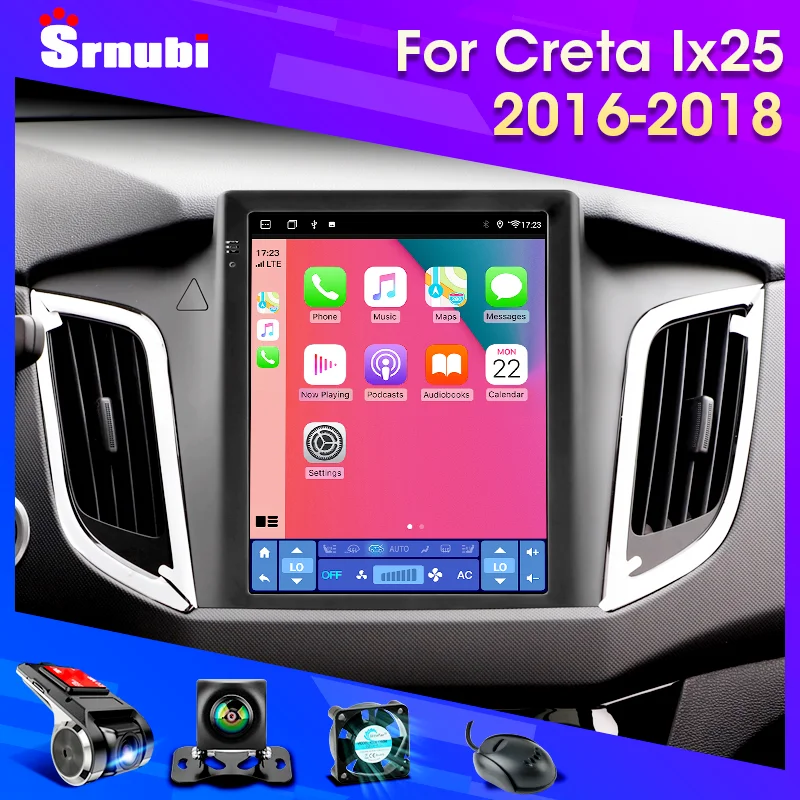 

For Hyundai Creta Ix25 2016-2018 Android 11 Car Radio 2 Din Multimedia Player Navigation Stereo DVD Head Unit Carplay 9.7" Audio