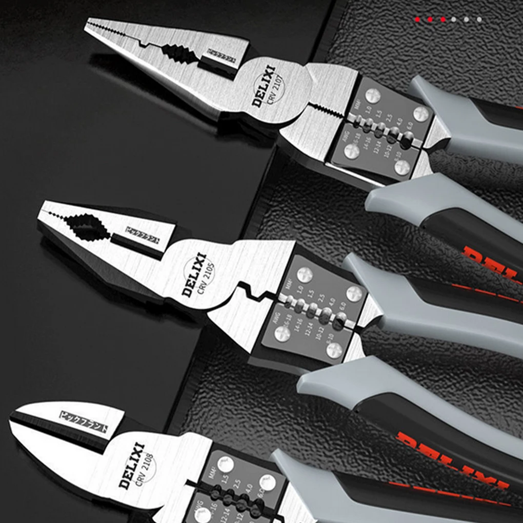 

Многофункциональные алликатные диагональные плоскогубцы с несколькими графиками, игольчатые носовые аппаратные инструменты, универсальные кусачки для электрика