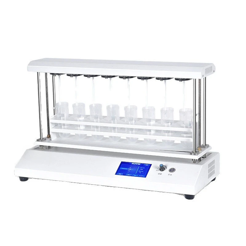 Soil cation exchange capacity special stirrer electric lifting automatic timing touch screen multi-position stirrer