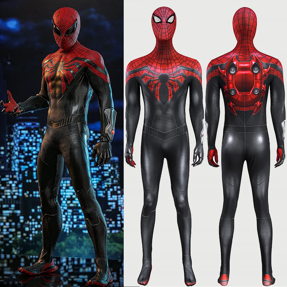 

PS5 Ultimate Spiderman Cosplay Superhero Spandex Zentai BodySuit Spider Boys Costume Beast Boy Outfit Halloween Costume Adult